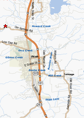 Map close view